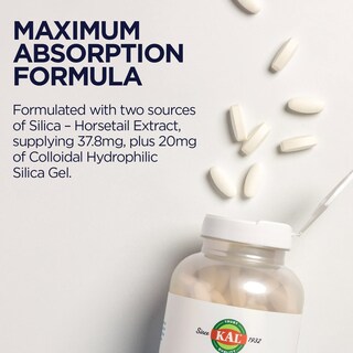 Foto 6 | Foto 6 | Suplemento Kal Silica Plus Con Extracto De Cola De Caballo 90 Comprimidos - Venta Internacional.