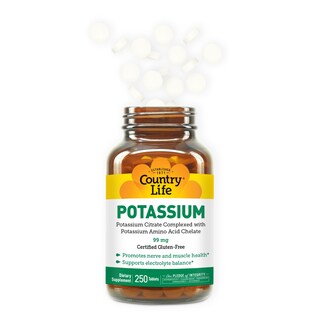 Foto 6 | Foto 6 | Suplemento Country Life Potasio 99 Mg Quelatado 250 Comprimidos - Venta Internacional.