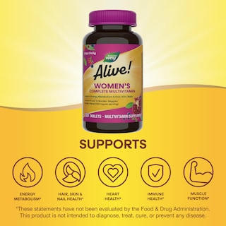 Foto 4 | Foto 4 | ¡multivitamínico Nature's Way Alive! Daily Complete Women, 130 Comprimidos - Venta Internacional.