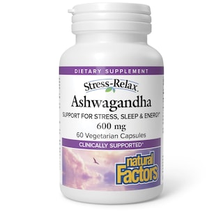 Foto 1 | Foto 1 | Ashwagandha Natural Factors Stress-Relax KSM-66 60 Cápsulas Vegetarianas - Venta Internacional