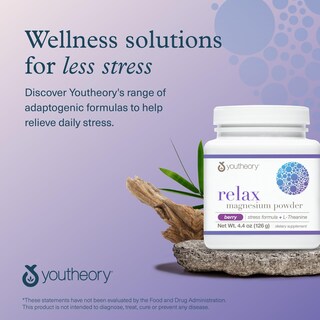 Foto 7 | Foto 7 | Magnesio en Polvo Youtheory Relax Vegan 126 g con L-teanina Y Gaba - Venta Internacional