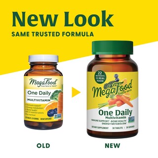 Foto 3 | Foto 3 | Multivitamínico Megafood One Daily Para Mujeres Y Hombres, 90 Comprimidos - Venta Internacional.