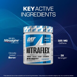 Foto 7 | Foto 7 | Polvo Preentrenamiento Gat Sport Nitraflex Advanced Black Cherry - Venta Internacional.