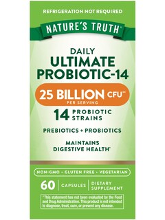 Foto 1 | Foto 1 | Probióticos Nature's Truth, 25 Mil Millones De Cfu, 60 Cápsulas - Venta Internacional.