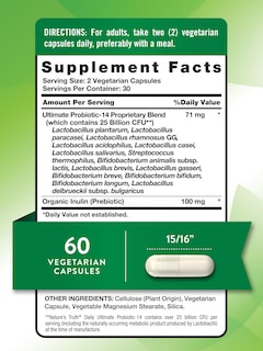 Foto 2 | Foto 2 | Probióticos Nature's Truth, 25 Mil Millones De Cfu, 60 Cápsulas - Venta Internacional.