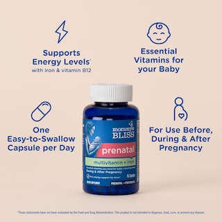 Foto 3 | Foto 3 | Multivitamínico Prenatal Mommy's Bliss Con Hierro Y Ácido Fólico - Venta Internacional.