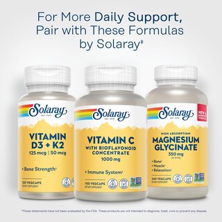 Foto 6 | Foto 6 | Suplemento Solaray De Vitamina C De 1000 Mg Con Bioflavonoides, 100 Cápsulas Vegetales - Venta Internacional.