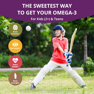 Foto 4 | Foto 4 | Gomitas Omega 3 Nubest Para Niños Y Adolescentes Con Aceite De Linaza, 60 Unidades - Venta Internacional.