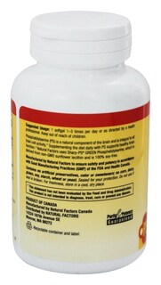 Foto 3 | Foto 3 | Suplemento De Fosfatidilserina De Natural Factors, 60 Cápsulas Blandas - Venta Internacional.