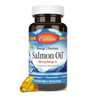 Foto 5 | Foto 5 | Suplemento De Aceite De Salmón Carlson, 500 Mg De Omega-3, 50 Cápsulas Blandas - Venta Internacional.