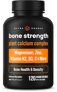 Foto 1 | Foto 1 | Suplementos Nutrachamps Bone Strength 600 Mg De Calcio 120 Veganos - Venta Internacional.