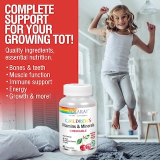 Foto 3 | Foto 3 | Multivitamínico Solaray Children's Vitaminas Y Minerales Para Niños - Venta Internacional.