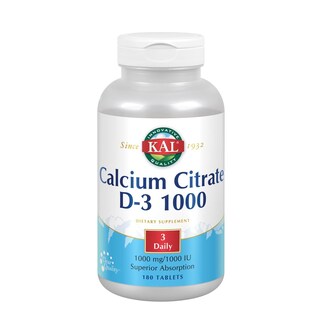 Foto 1 | Foto 1 | Suplemento De Citrato De Calcio Kal Con D 1000 Ui 1000 Mg 180 Tabletas - Venta Internacional.