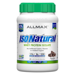 Foto 1 | Foto 1 | Proteína De Suero Aislada Allmax Isonatural Chocolate 907 G - Venta Internacional.