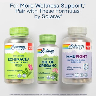 Foto 6 | Foto 6 | Suplemento Solaray, Aceite De Orégano, 150 Mg, 60 Cápsulas Blandas - Venta Internacional.