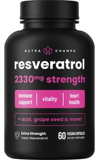 Foto 1 | Foto 1 | Suplemento Nutrachamps Resveratrol Extra Strength 1200 Mg - Venta Internacional.