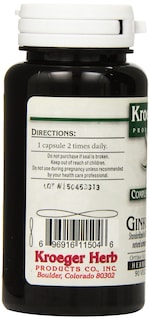 Foto 2 | Foto 2 | Suplemento Kroeger Herb Ginkgo Biloba 90 Cápsulas Vegetarianas - Venta Internacional.