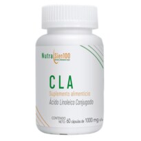 CLA cápsulas. 1000 mg de Ácido Linoleico Conjugado. Termogénico Keto. Nutrasien100. Suplemento Natural 60 Caps