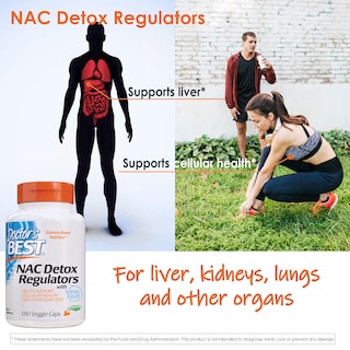 Foto 4 | Foto 4 | Suplemento Doctor's Best Nac Detox Regulators 180 Cápsulas - Venta Internacional.