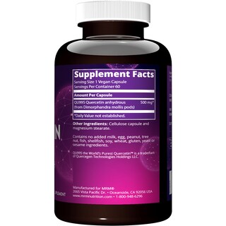 Foto 2 | Foto 2 | Suplemento Mrm Nutrition Con Quercetina, 500 Mg, Antioxidante, 60 Porciones - Venta Internacional.