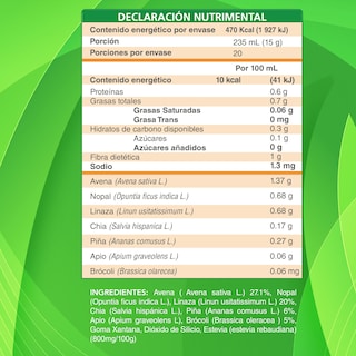 Foto 5 | Foto 5 | Fibra natural en Polvo. Salud Digestiva. Regula Intestino. Fortalece microbiota. Sabor piña. Sin Azúcar. 300g - 20 Porciones