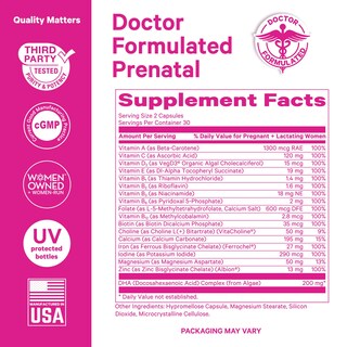 Foto 4 | Foto 4 | Vitaminas Prenatales Pink Stork Total Con Dha, Folato Y Hierro, 60 Cápsulas - Venta Internacional.