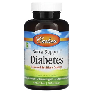 Foto 1 | Foto 1 | Suplemento Carlson Labs Nutra-support Diabetes 60 Cápsulas Blandas - Venta Internacional.