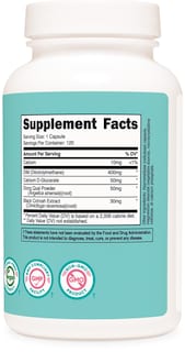 Foto 5 | Foto 5 | Suplemento Nutricost Diindolilmetano Dim 400 Mg 120 Cápsulas - Venta Internacional.