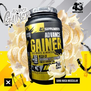 Foto 4 | Foto 4 | Ganador Advance Gainer Vainilla 2 Kg 43 Supplements