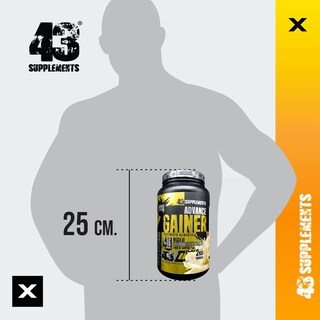 Foto 5 | Foto 5 | Ganador Advance Gainer Vainilla 2 Kg 43 Supplements
