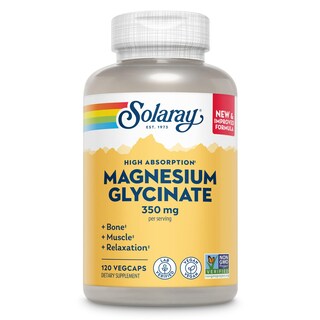 Foto 1 | Foto 1 | Suplemento Solaray De Glicinato De Magnesio 350 Mg 120 Cápsulas Vegetales - Venta Internacional.