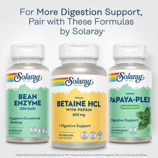 Foto 6 | Foto 6 | Suplemento Solaray De Betaína Vegana Hcl Con Pepsina 90 Cápsulas Vegetales - Venta Internacional.