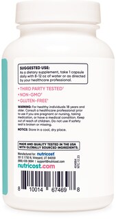 Foto 4 | Foto 4 | Suplemento Nutricost Black Cohosh 660 Mg 120 Cápsulas Para Mujeres - Venta Internacional.