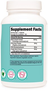 Foto 5 | Foto 5 | Suplemento Nutricost Black Cohosh 660 Mg 120 Cápsulas Para Mujeres - Venta Internacional.