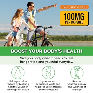 Foto 3 | Foto 3 | Suplementos De Ácido Hialurónico Forestleaf 100 Mg Más Vitamina C 50 Mg - Venta Internacional.