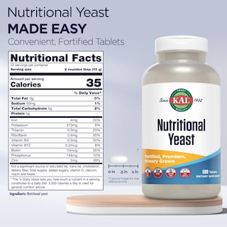 Foto 2 | Foto 2 | Suplemento De Levadura Nutricional Kal Con Vitamina B12, Biotina Y Ácido Fólico - Venta Internacional.