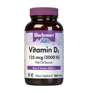 Foto 1 | Foto 1 | Suplemento Bluebonnet Nutrition De Vitamina D3 5000 Ui 250 Cápsulas Blandas - Venta Internacional.
