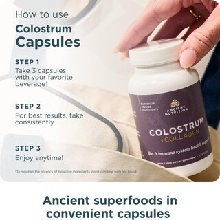 Foto 4 | Foto 4 | Suplemento De Calostro Y Colágeno De Ancient Nutrition 75 Cápsulas - Venta Internacional.