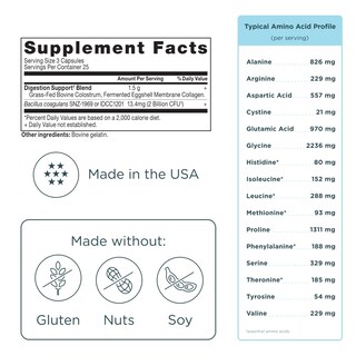 Foto 6 | Foto 6 | Suplemento De Calostro Y Colágeno De Ancient Nutrition 75 Cápsulas - Venta Internacional.
