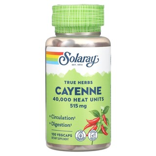 Foto 1 | Foto 1 | Suplemento Solaray: Pimienta De Cayena 515 Mg, 100 Cápsulas Vegetales - Venta Internacional.