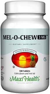 Foto 1 | Foto 1 | Melatonina Masticable Maxi Health, 3 Mg Para Adultos O Adolescentes, 100 Unidades - Venta Internacional.