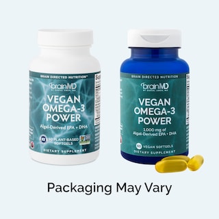 Foto 2 | Foto 2 | Suplemento Brainmd Dr Amen Vegan Omega-3 Power 60 Cápsulas Blandas - Venta Internacional.