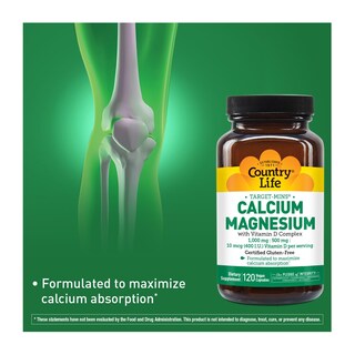 Foto 2 | Foto 2 | Suplemento Country Life Cal-mag Veg Capsules 120 Cápsulas - Venta Internacional.