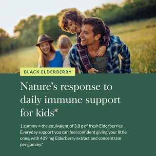 Foto 5 | Foto 5 | Gomitas Gaia Herbs Gaiakids Black Saúco 40 Gomitas Para Niños - Venta Internacional.