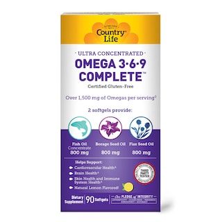 Foto 1 | Foto 1 | Suplemento Country Life Omega 3-6-9 1,534 Mg 90 Cápsulas Blandas - Venta Internacional.