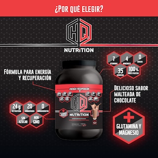 Foto 2 | Foto 2 | Proteina Hq Nutrition Proteína Whey Chocolate En Polvo Aminoácidos, Vitaminas Y Minerales 1.4 Kg