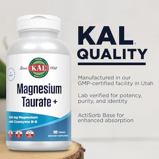 Foto 5 | Foto 5 | Suplemento Kal De Taurato De Magnesio 400 Mg Con Coenzima B6 180 Tabletas - Venta Internacional.