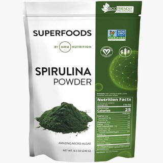 Foto 1 | Foto 1 | Suplemento Mrm Nutrition, Espirulina En Polvo, 250 Ml, 40 Porciones - Venta Internacional.