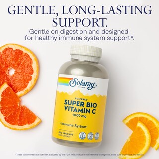 Foto 3 | Foto 3 | Suplemento Solaray Super Bio De Vitamina C Tamponada, 1000 Mg, 360 Cápsulas Vegetales - Venta Internacional.