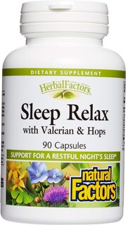 Foto 1 | Foto 1 | Sleep Aid Natural Factors Herbal Factors Sleep Relax 90 Cápsulas - Venta Internacional.